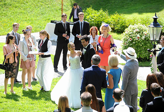 Dreharbeiten zur Sturm der Liebe Traumhochzeit am 28.05.2013